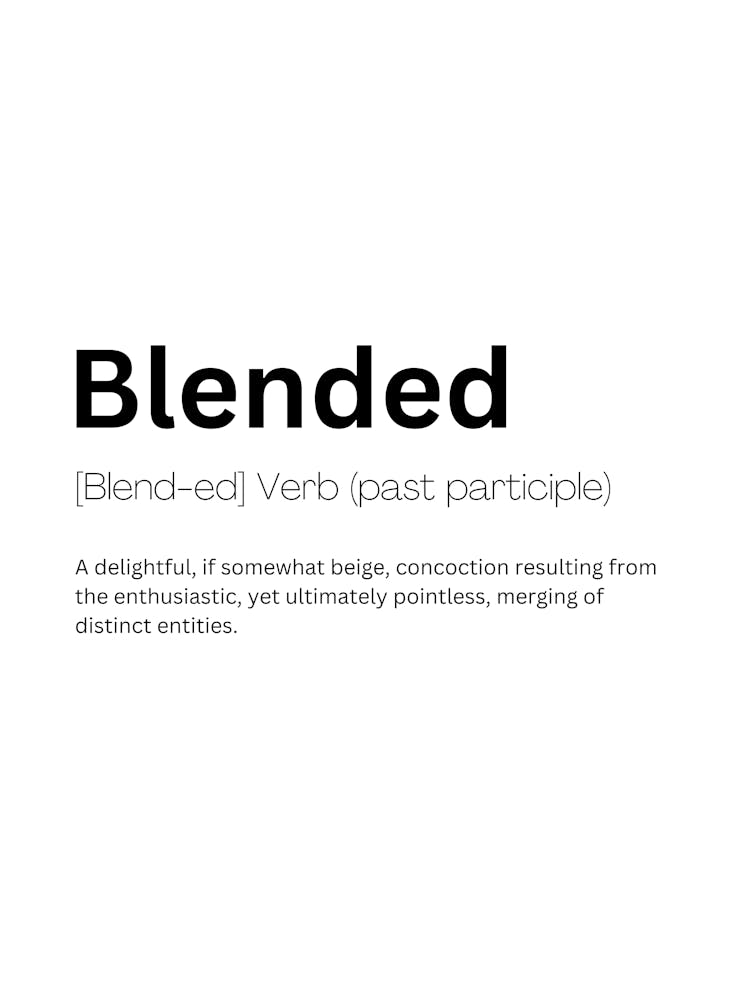 Blended Definition Meaning