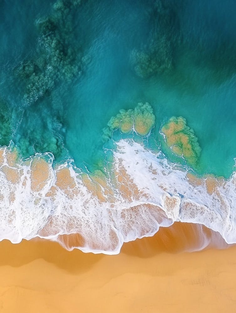 Aerial View Of A Beach 116