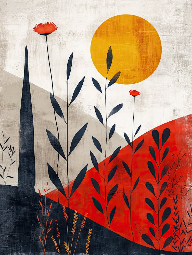 Abstracted Energy Matisse Style