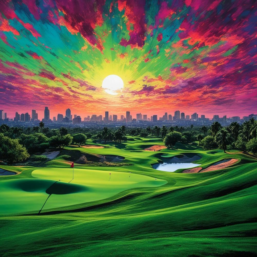 Sunset At The Golf Course 5