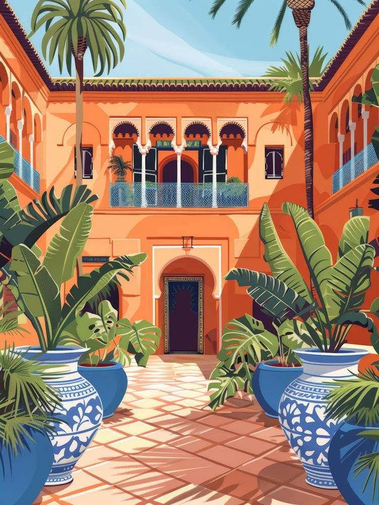 Moroccan Courtyard