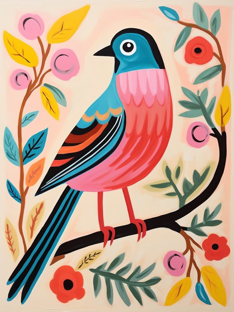 Pink Scandi Finch 4