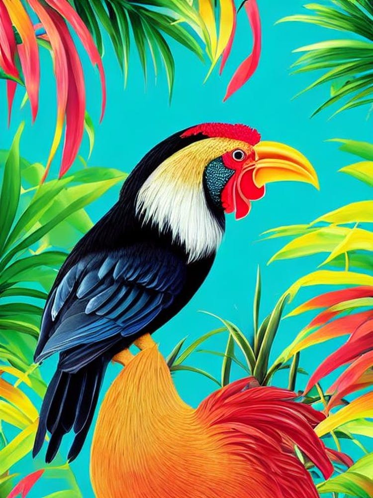 Coq Oiseau Tropical