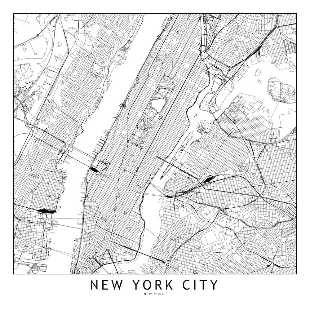 New York Map I