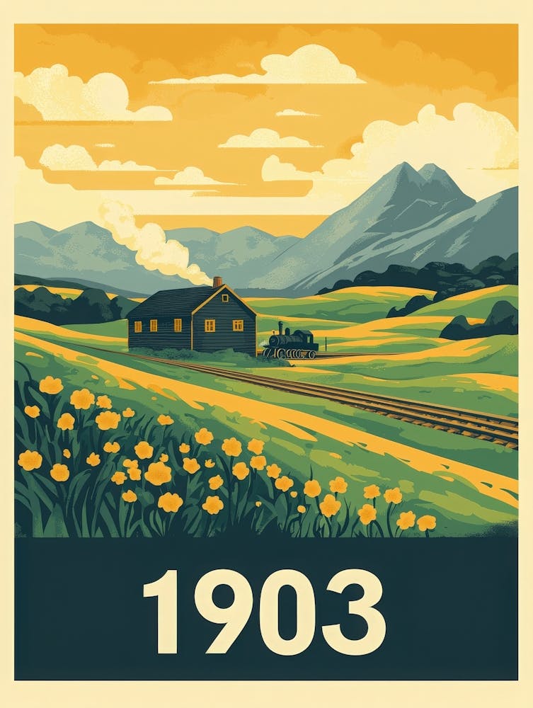 Aihrgdesign A Retro Poster Of A Peaceful 1903 Countryside Fea 260a2336 Bd18 4be9 B0d2 858aeafdfef6 3