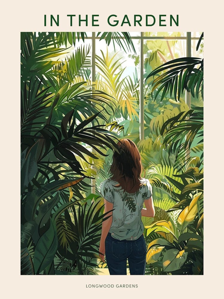 In The Garden Poster Longwood Gardens Usa 4