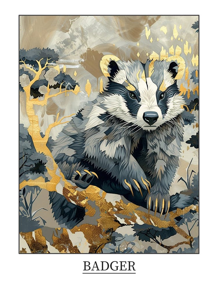 Badger Precisionist Illustration 2 Poster