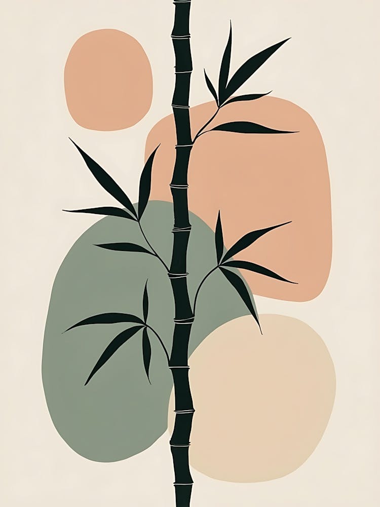 Elegant Bamboo Tranquility in Earthy Tones
