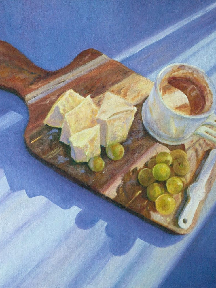 Morning Coffee Oil Painting