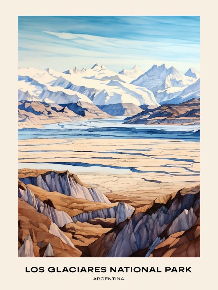 Los Glaciares National Park Argentina 4 Poster