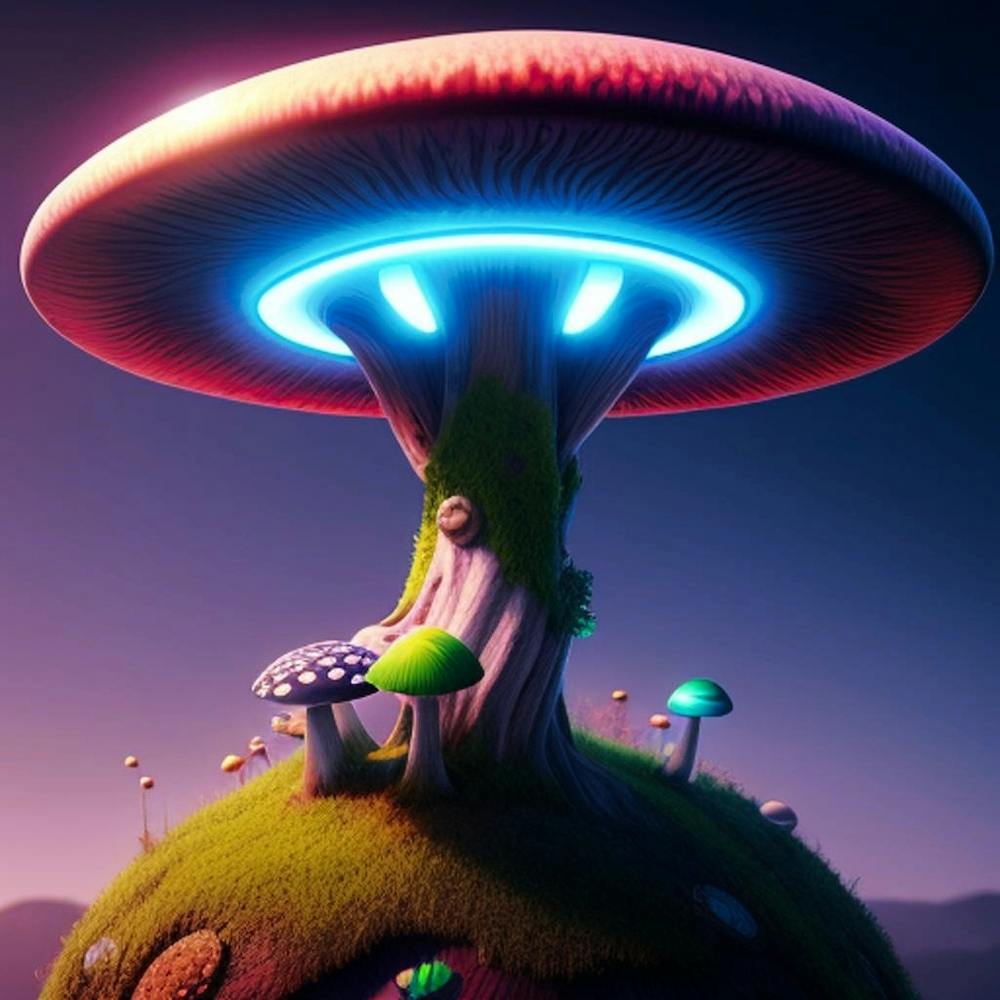 Mushroom In The Sky