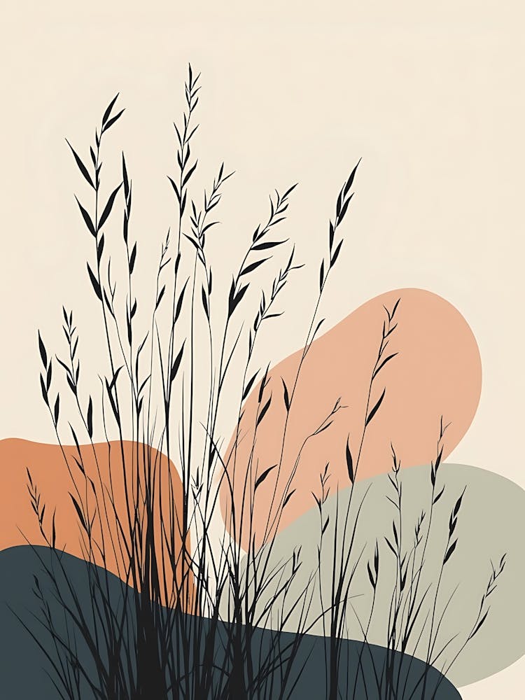 Tranquil Nature Forms in Elegant Pastels