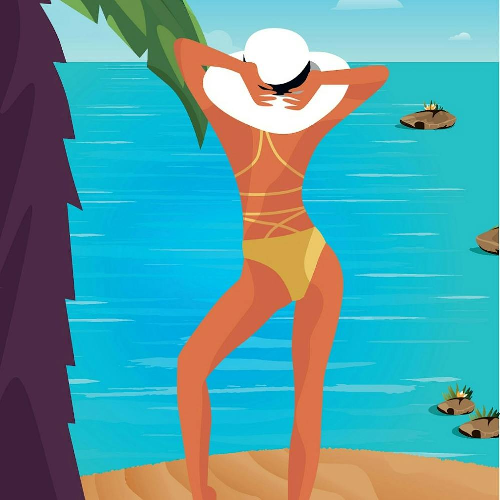 Woman On The Beach