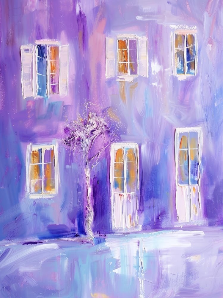 Purple House Painting