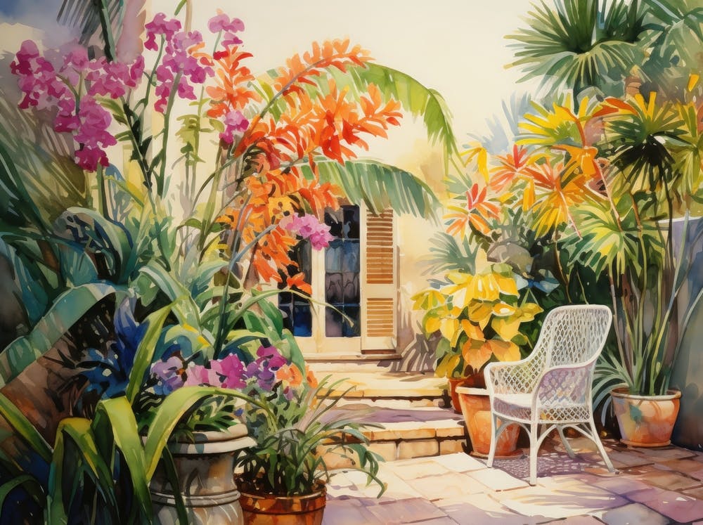 Tropischer Garten 3
