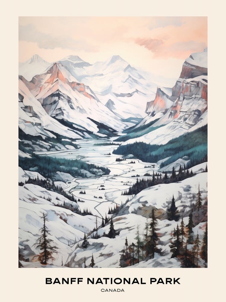 Banff National Park Canada 4 Poster