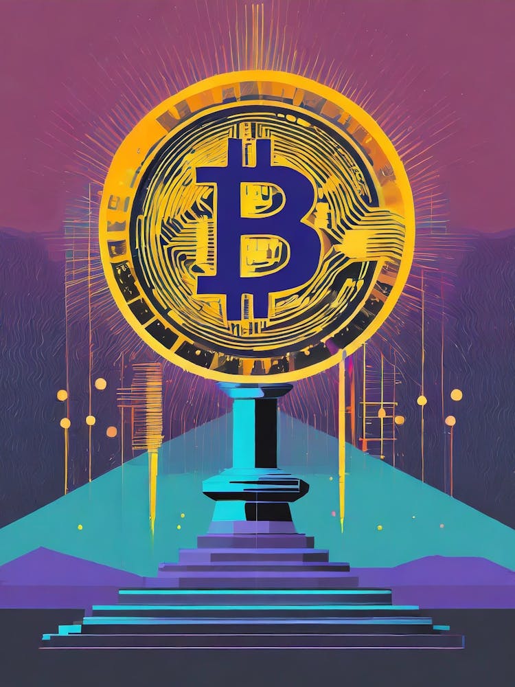 Bitcoin On A Pedestal