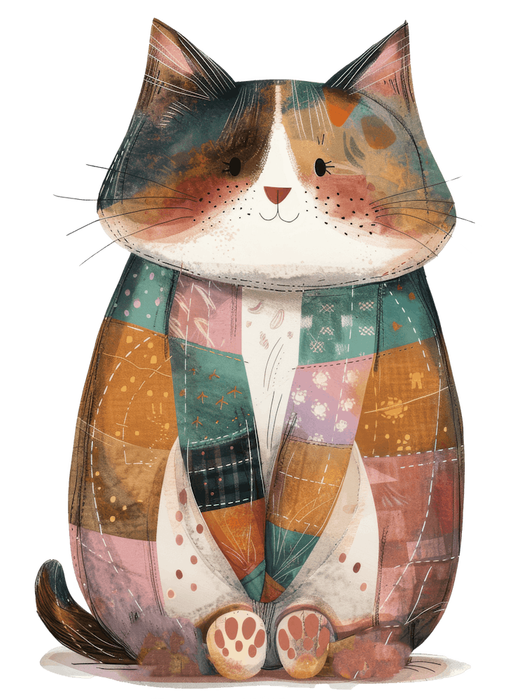Quilted Cat 1