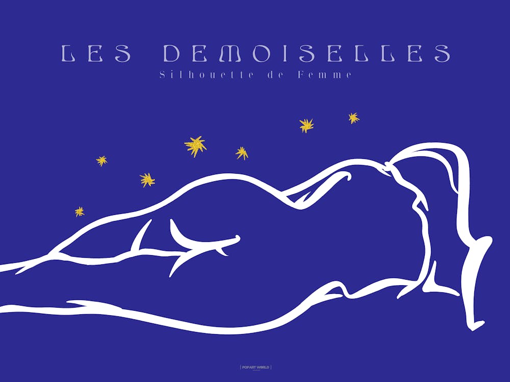 Le dos de la femme | Les Demoiselle |Vintage Poster | Pop Art World 2025