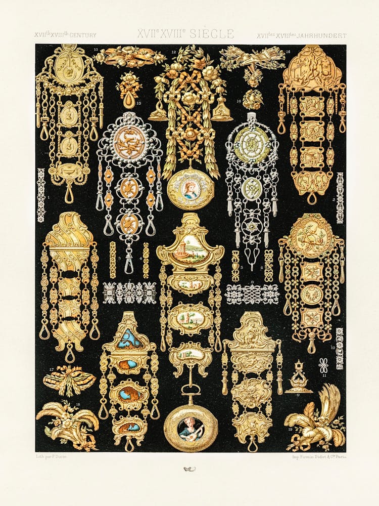 17th And 18th Century Pattern, Albert Racine