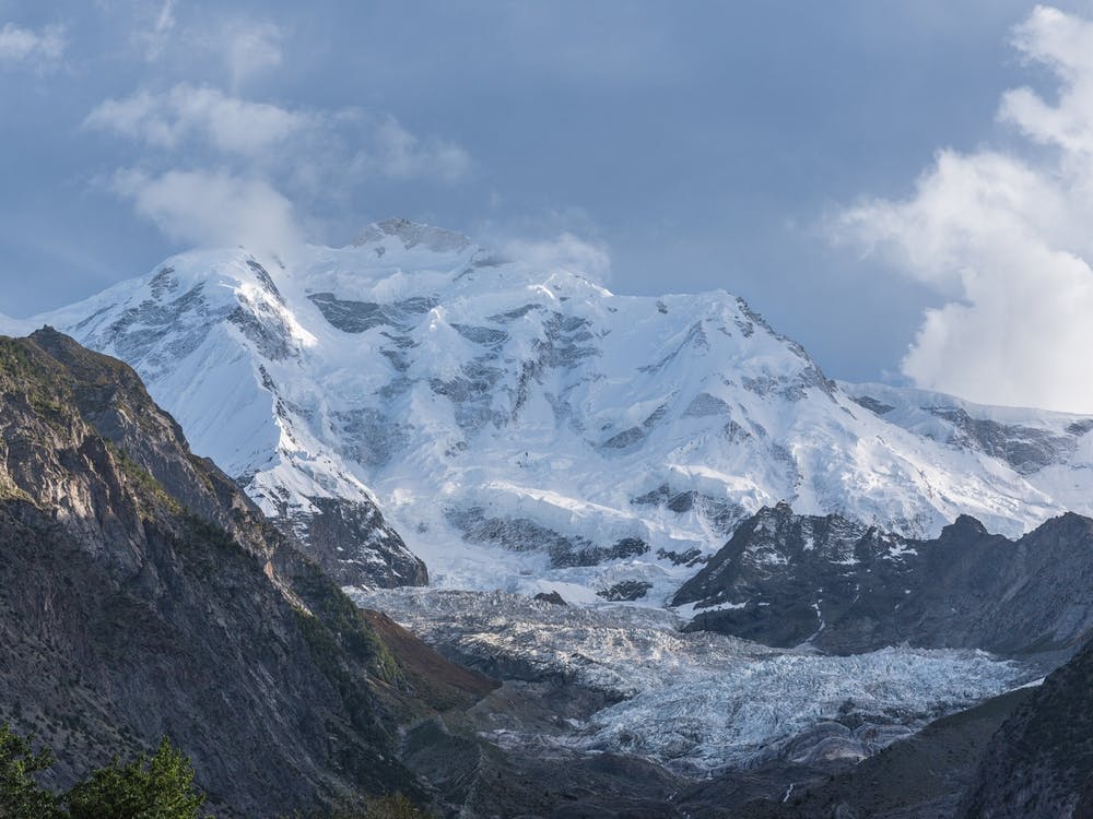 Snow At The Karakoram Mountains