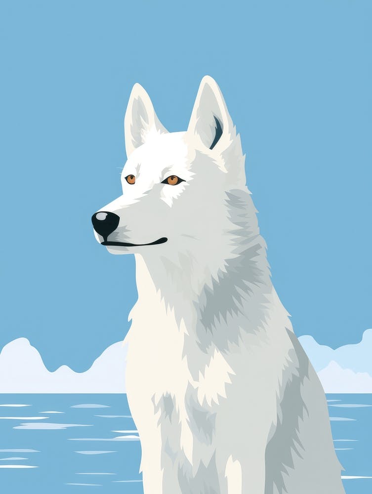 White dog 1