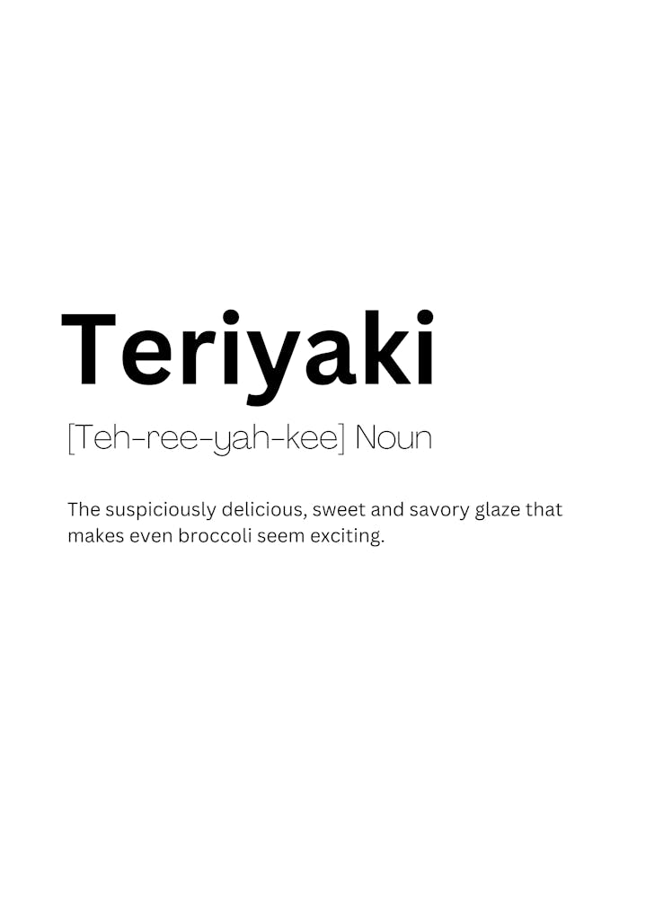 Teriyaki Definition Meaning