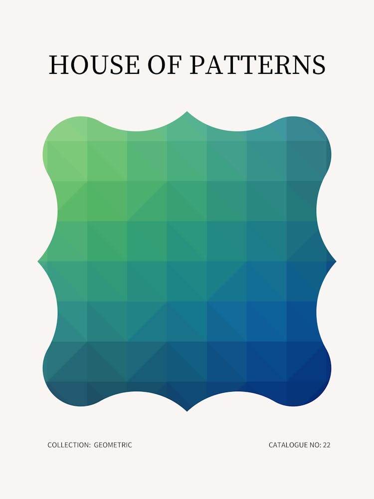 Geometric Pattern Poster 22