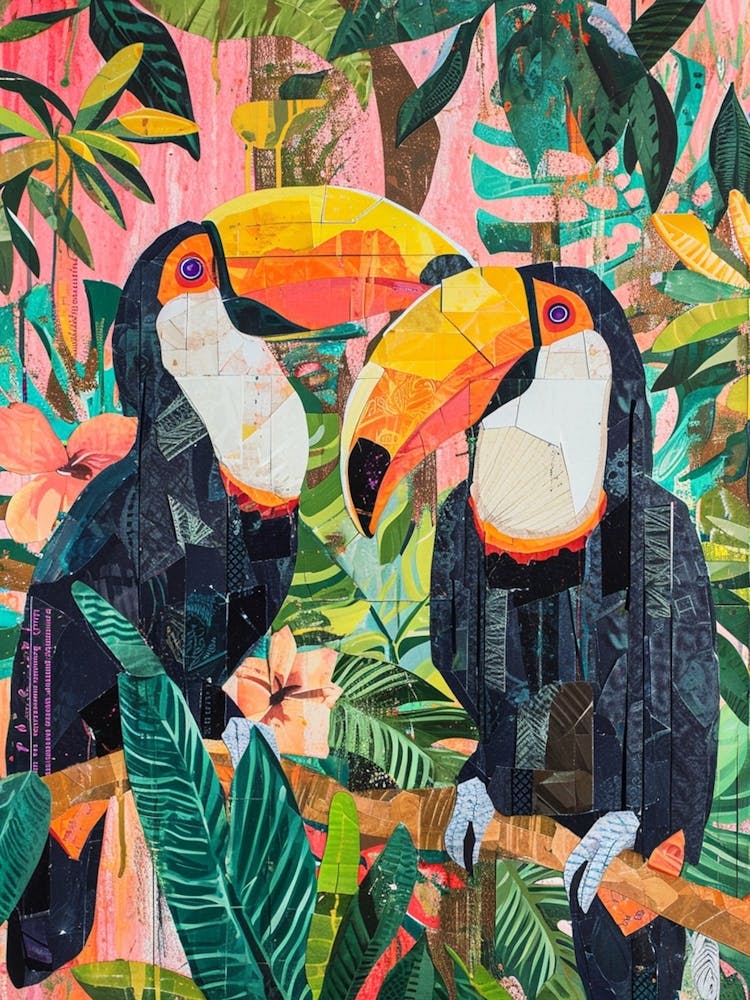 Kitsch Toucan Collage 2