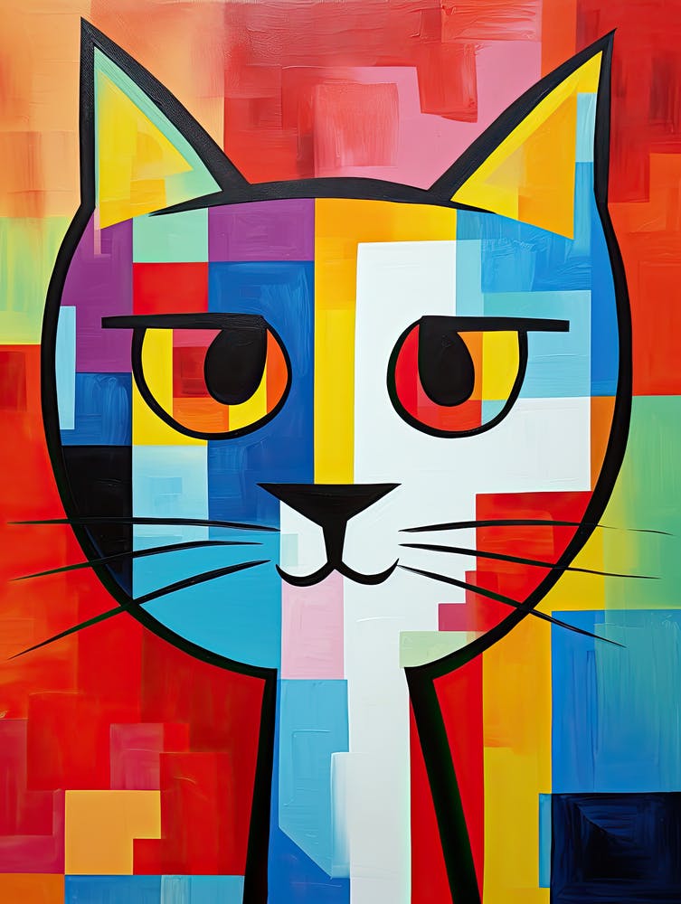 Kitty Cat minimalism poster