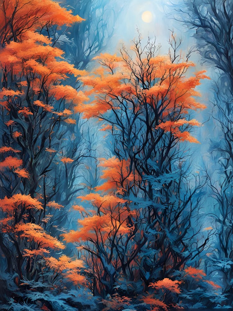 Forest In The Moonlight