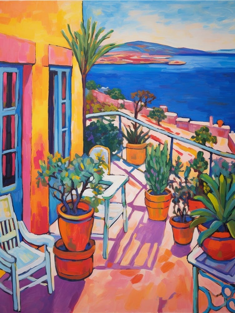Sharm El Sheikh Egypt 1 Fauvist Painting
