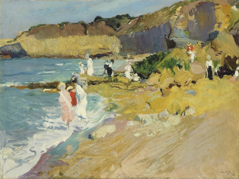 Felsen am Leuchtturm, Biarritz, Joaquín Sorolla Y Bastida