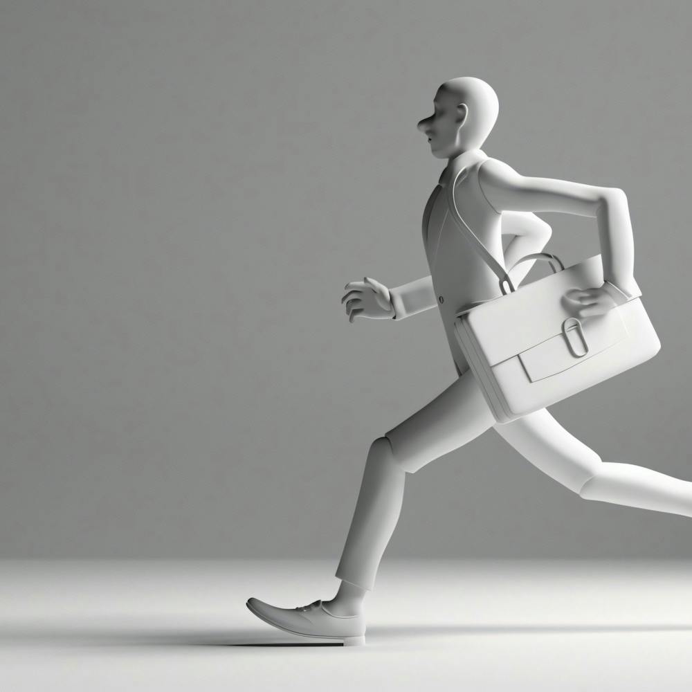 Businessman Running 1