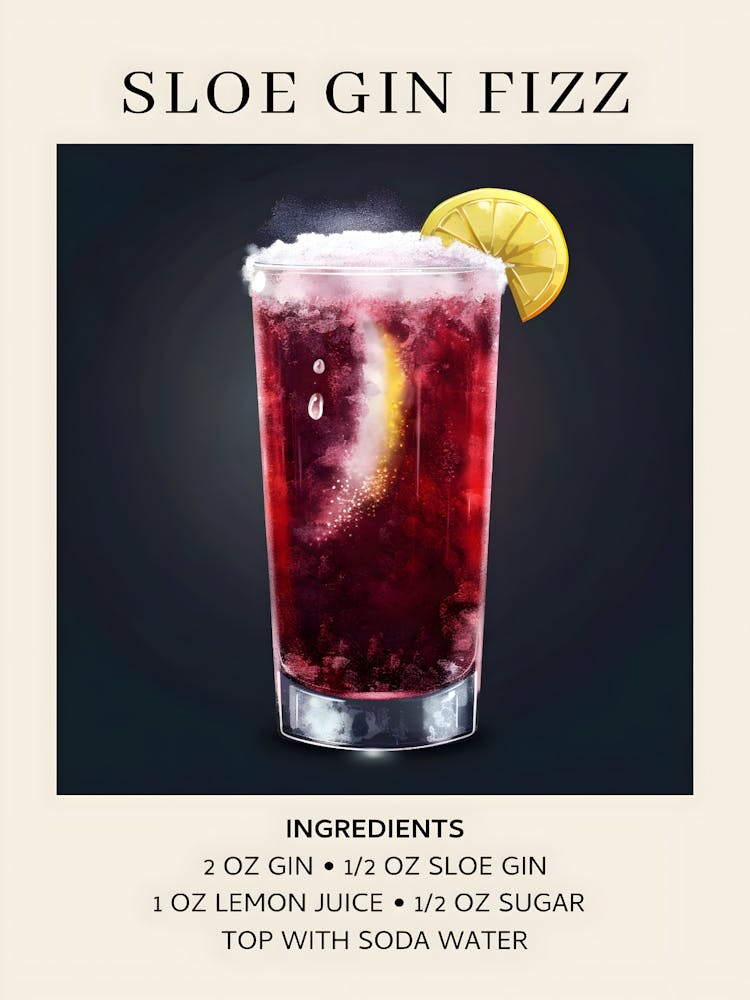 Sloe Gin Fizz