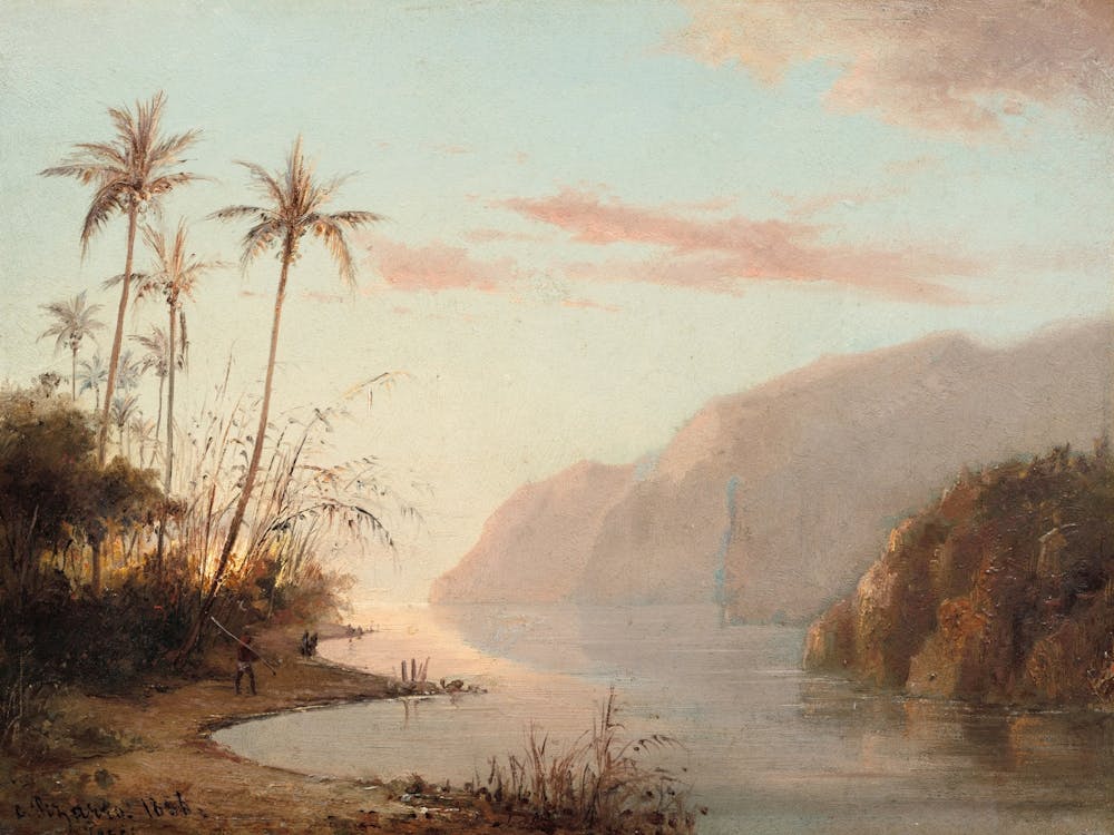 A Creek In St Thomas Virgin Islands, Camille Pisarro