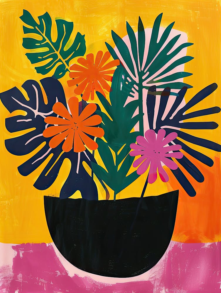 Modern Botanicals Matisse Style