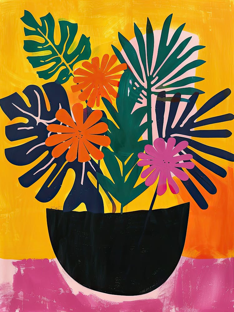 Modern Botanicals Matisse Style