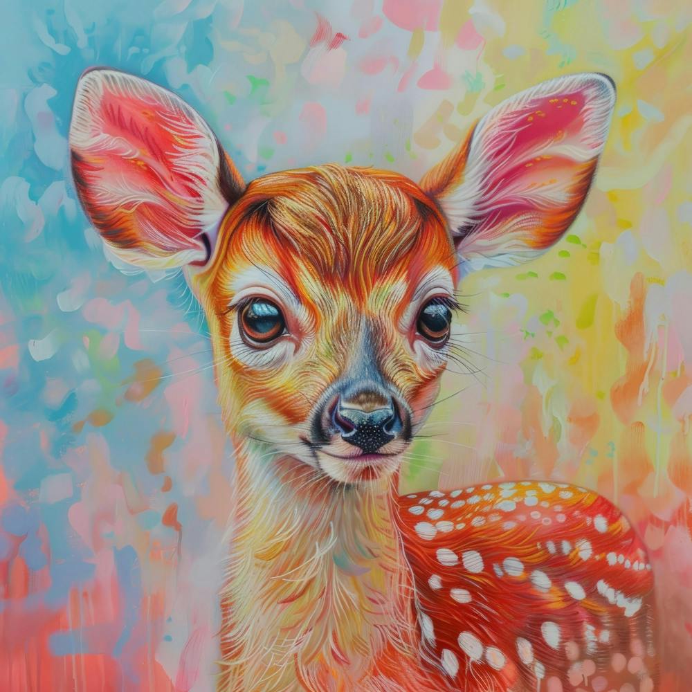 Fawn painting 3