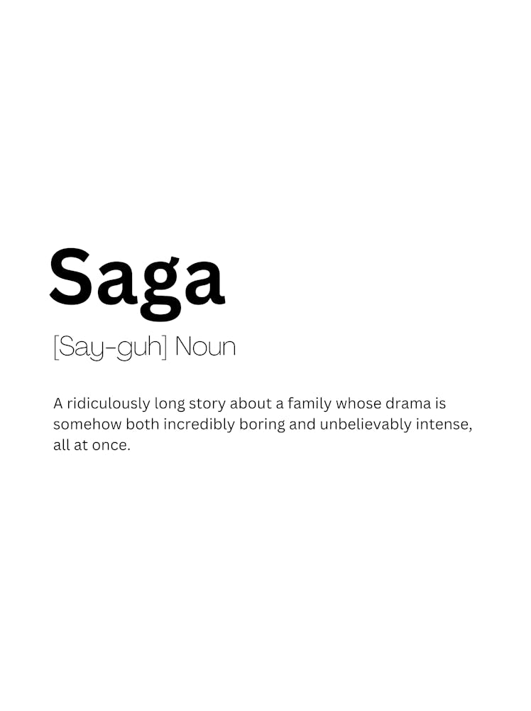 Saga Definition Meaning
