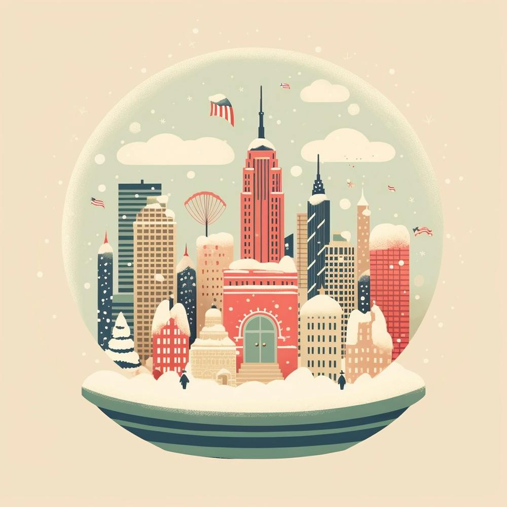 New York City Usa 3 Snowglobe