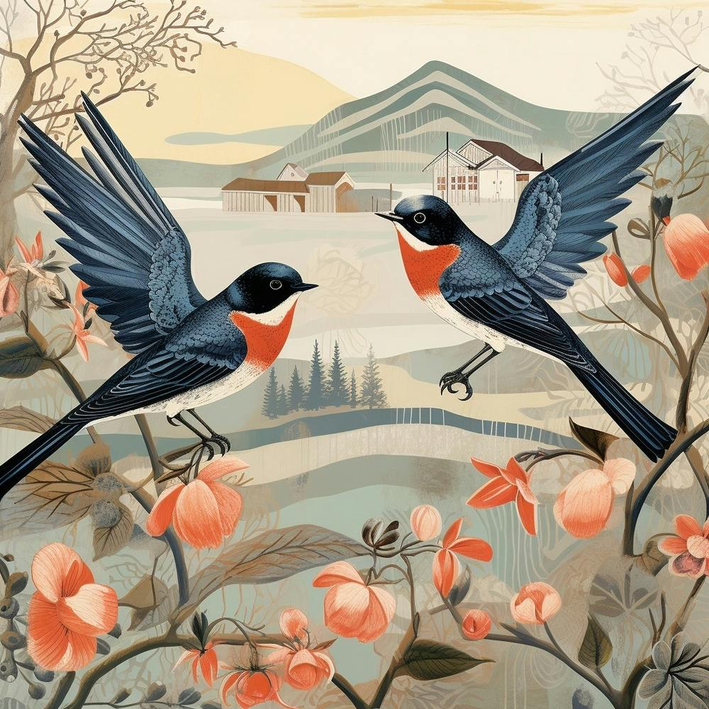 Bird In Nature Barn Swallow 2