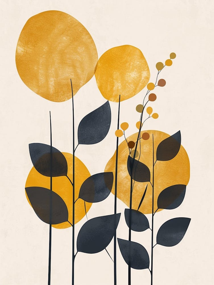 Carnegiea Gigantea Minimalist Abstract 2