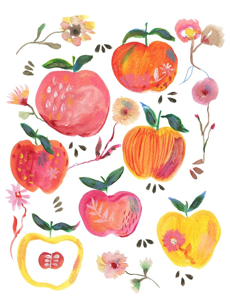 Apples And Florals