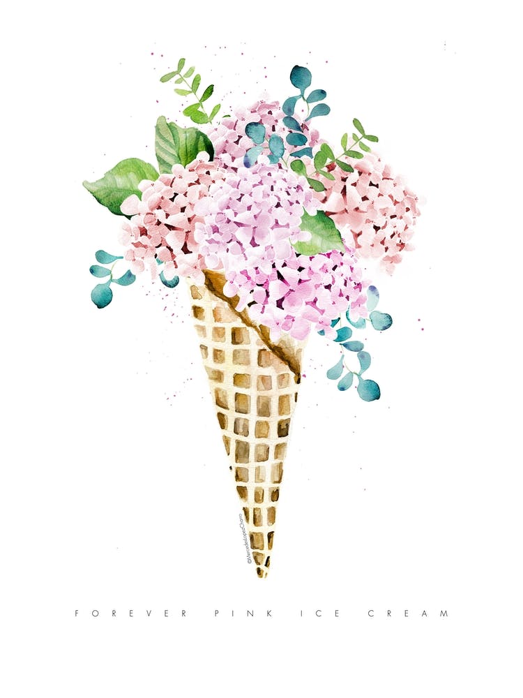 Pink Hydrangea Cone
