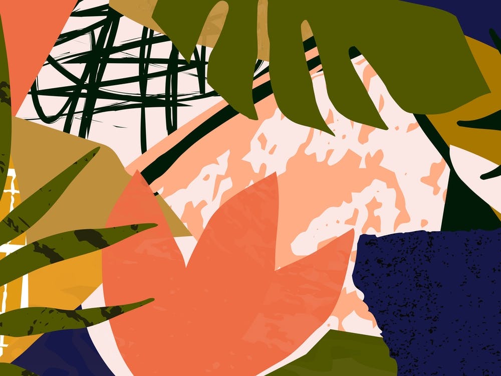 Abstract Tropical Leaves