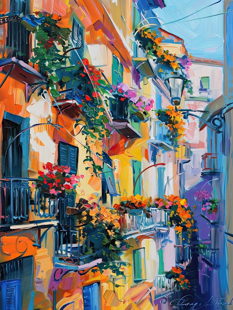 Balcony Painting In Naples 2