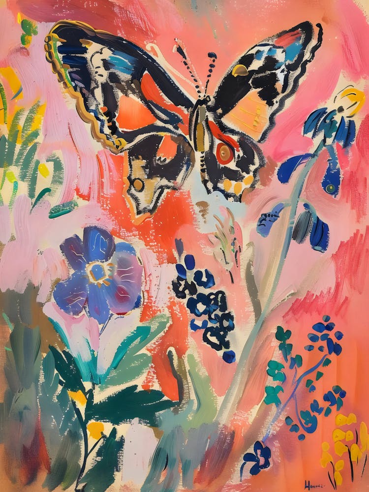 Butterfly In The Garden 2