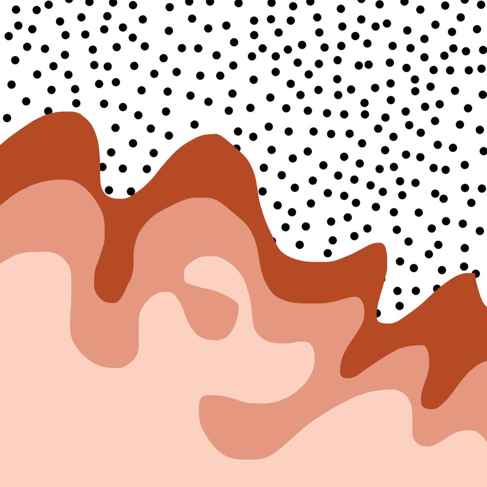 Abstract Painting with dots