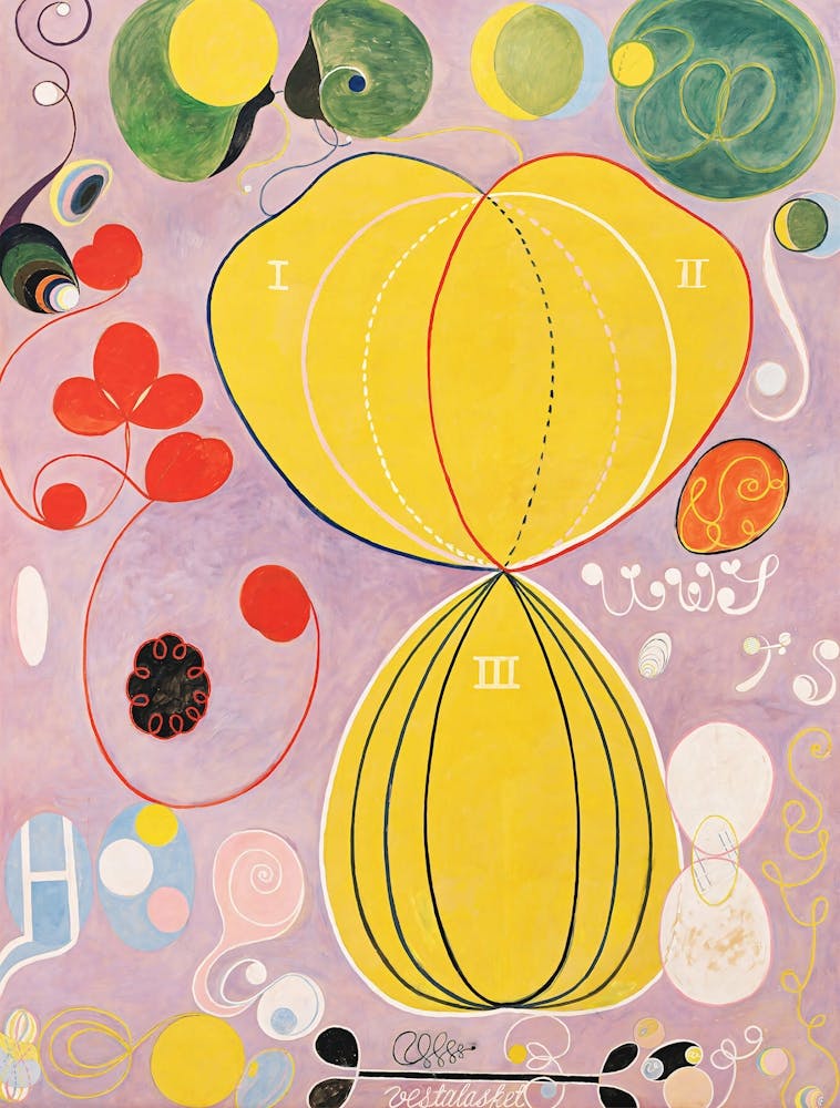 Hilma af Klint, The Ten Largest, No. 7, Adulthood